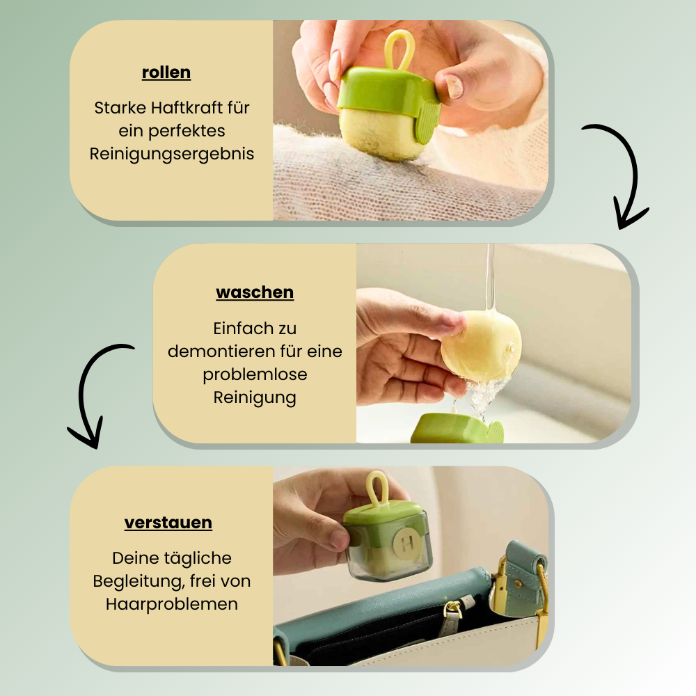 HoneyStick™ - Dein treuer Begleiter gegen Tierhaare und Fussel