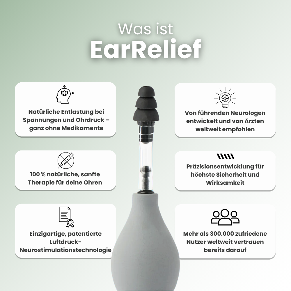 EarRelief - Druck raus. Freiheit rein.