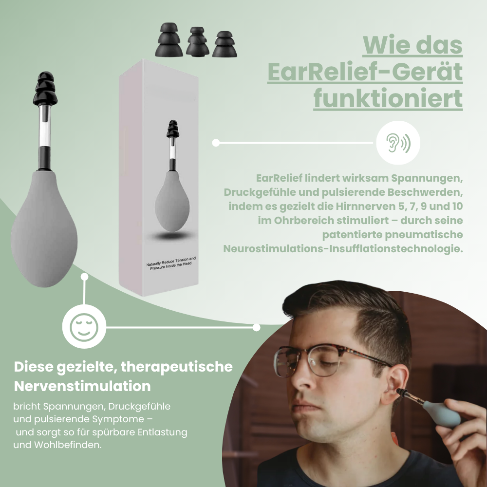 EarRelief - Druck raus. Freiheit rein.