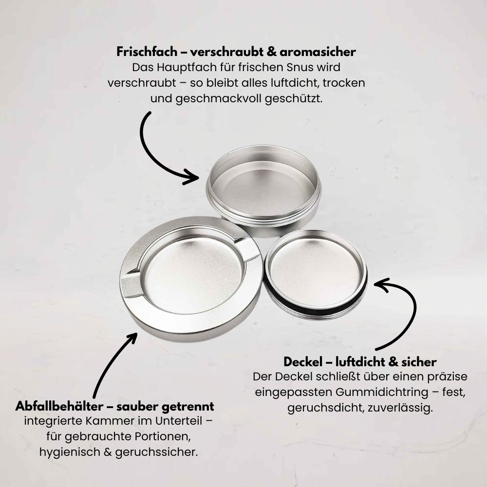 NusBoss - Die Snus Dose für echte Originale