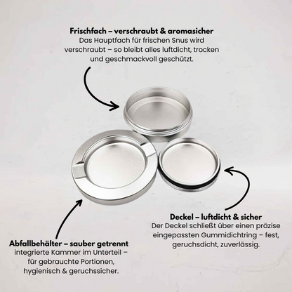 NusBoss - Die Snus Dose für echte Originale